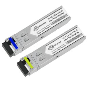 Cloudtron 1.25G BiDi SFP optical transceiver 1310nm TX 1550nm RX 10km DDM