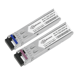 Cloudtron 1.25G BiDi SFP optical transceiver 1490nm TX 1550nm RX 120km DDM