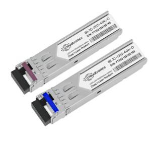 Cloudtron 1.25G BiDi SFP optical transceiver 1310nm TX 1550nm RX 40km DDM